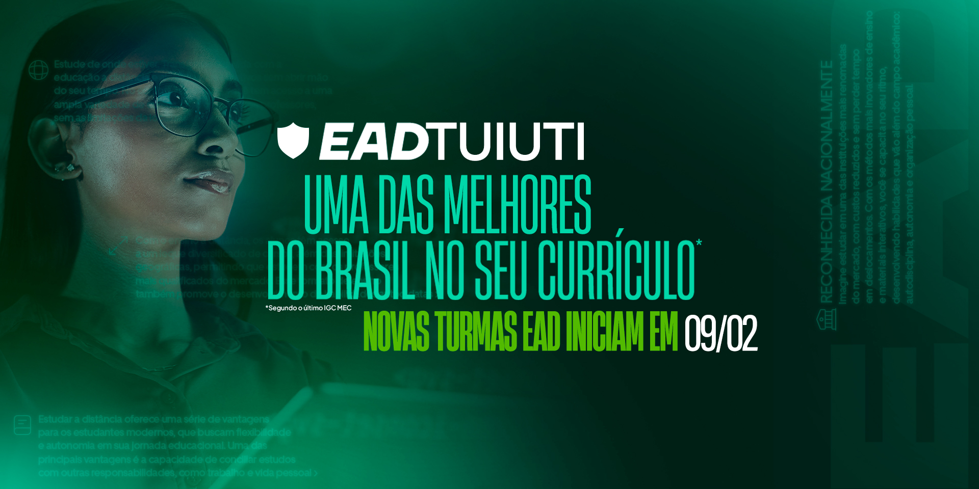Acesse para saber mais sobre os cursos da EAD da Universidade Tuiuti do Paraná.
