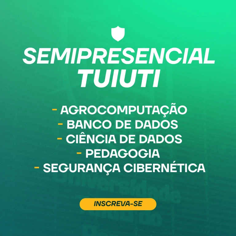 Saiba mais sobre os cursos de Semipresencial
