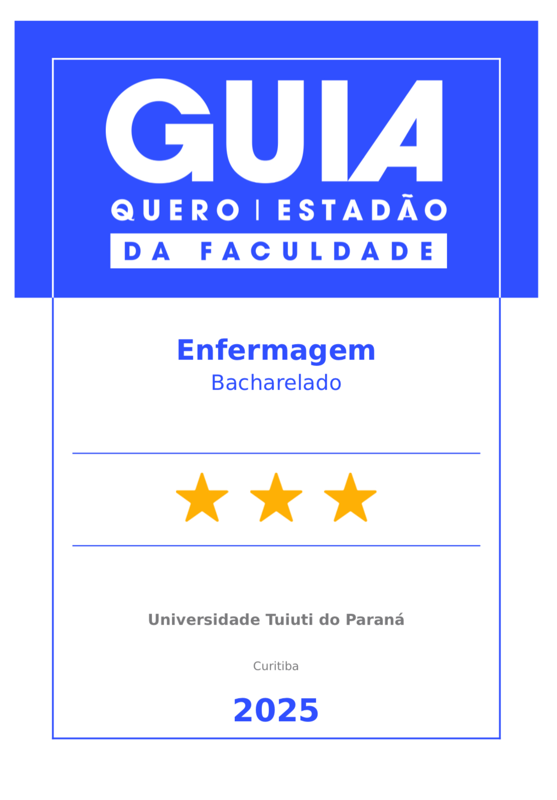 Selo Guia da Faculdade