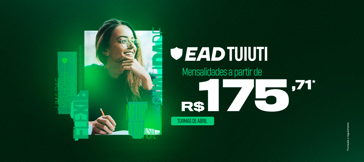 Saiba mais sobre os cursos de Graduação EAD da Universidade Tuiuti do Paraná.