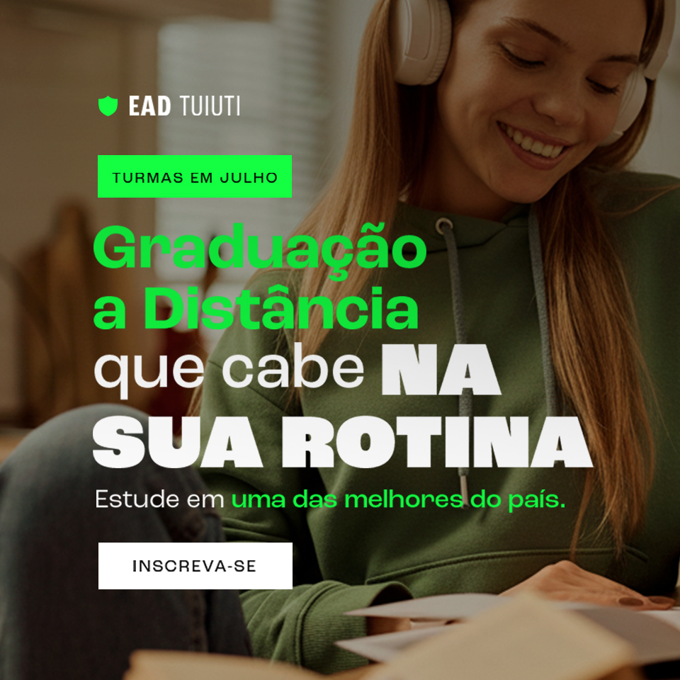 Saiba mais sobre os cursos EAD da Universidade Tuiuti do Paraná.