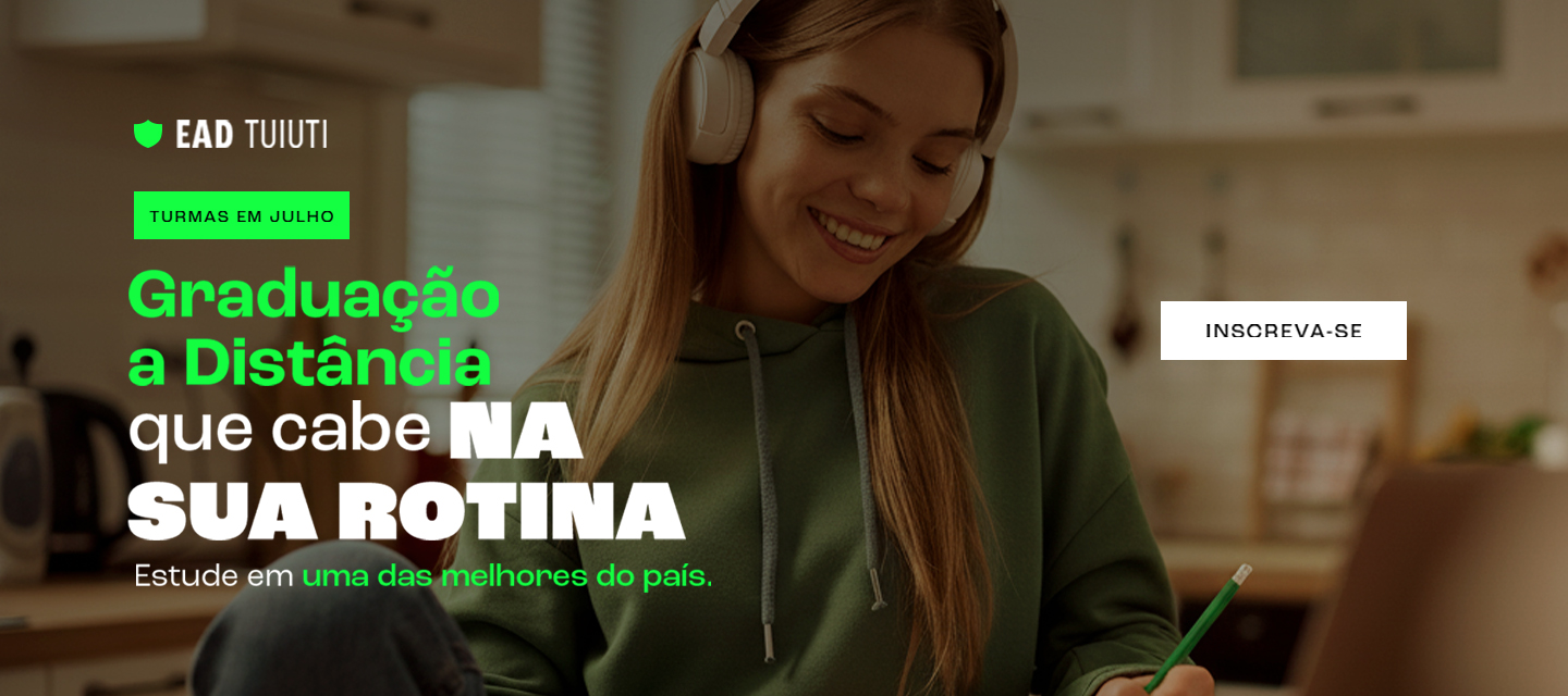 Saiba mais sobre os cursos EAD da Universidade Tuiuti do Paraná.