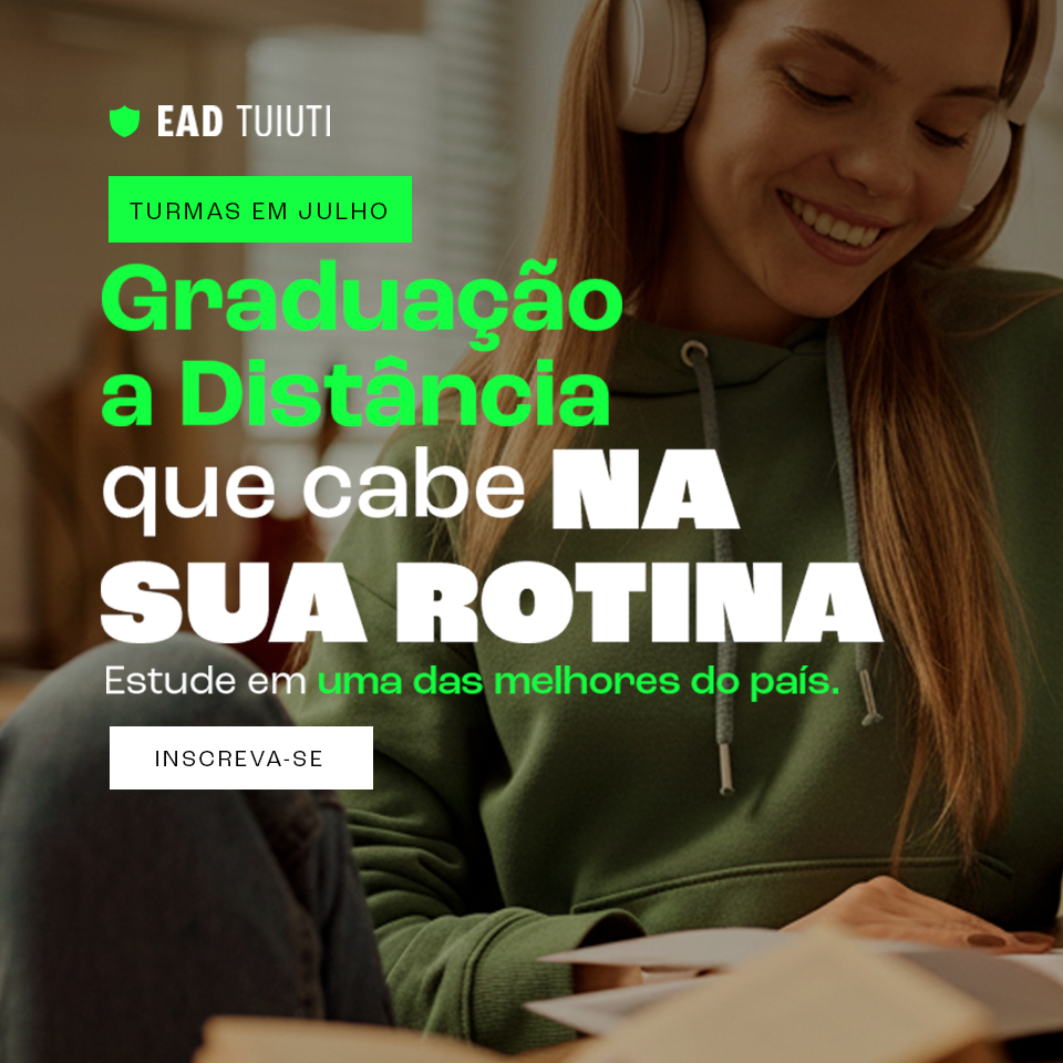 Saiba mais sobre os cursos EAD da Universidade Tuiuti do Paraná.