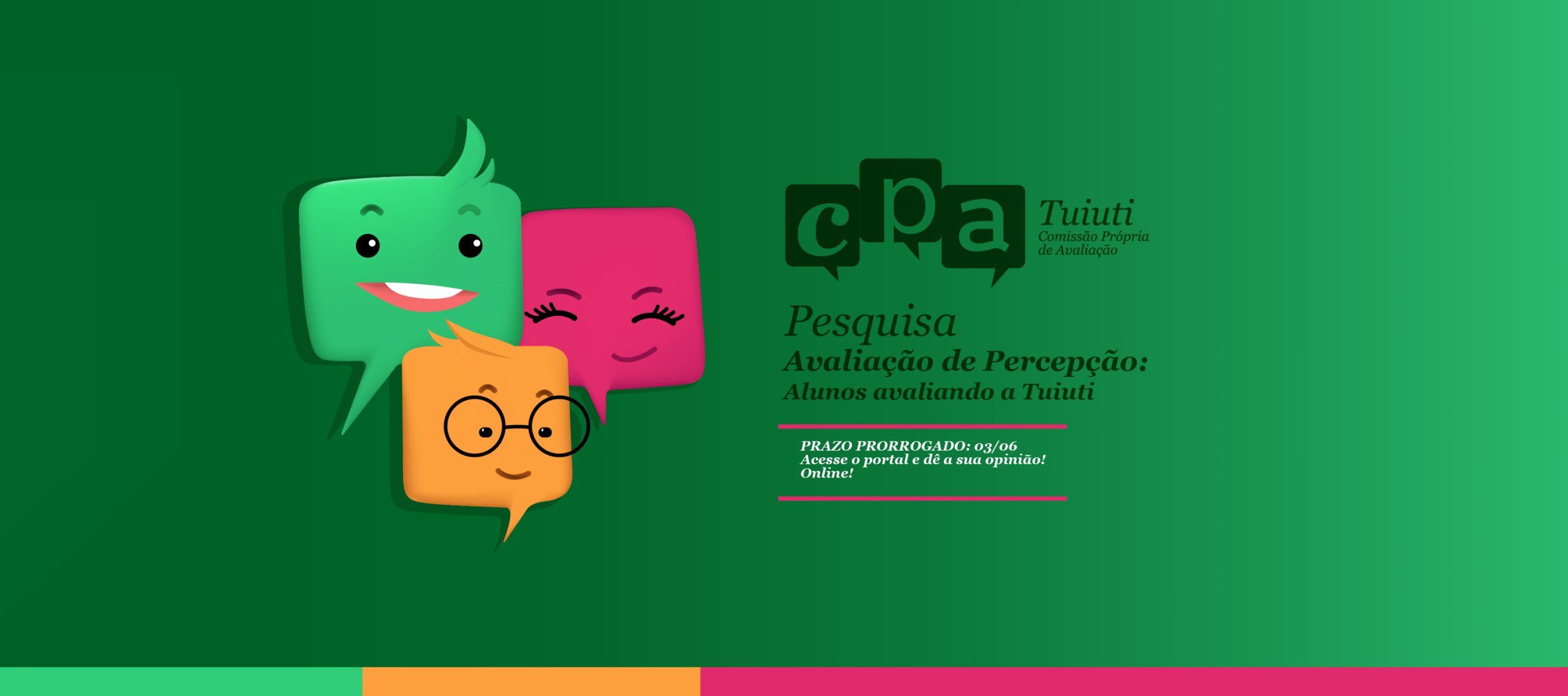 Participe da Pesquisa de Percepção Discente e Docente