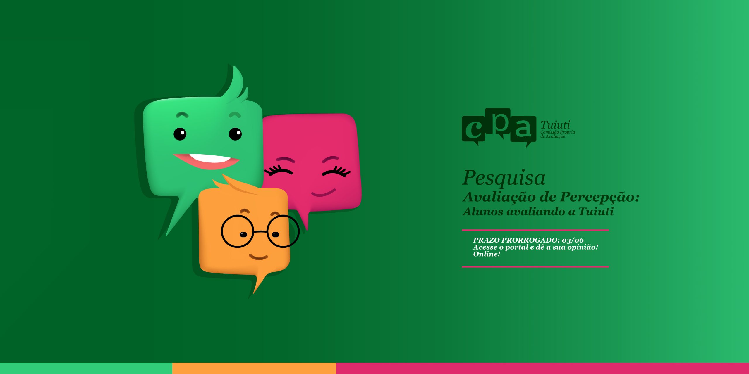 Participe da Pesquisa de Percepção Discente e Docente