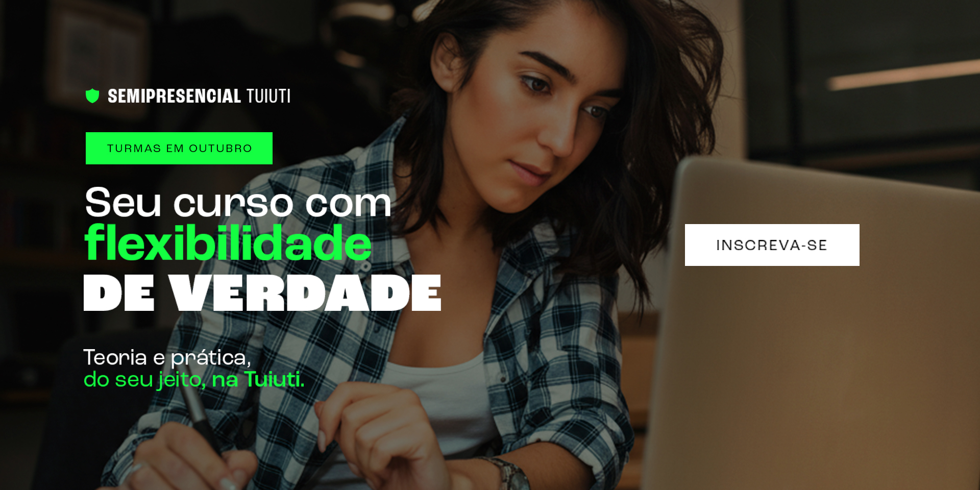 Confira os cursos semipresenciais e inscreva-se.