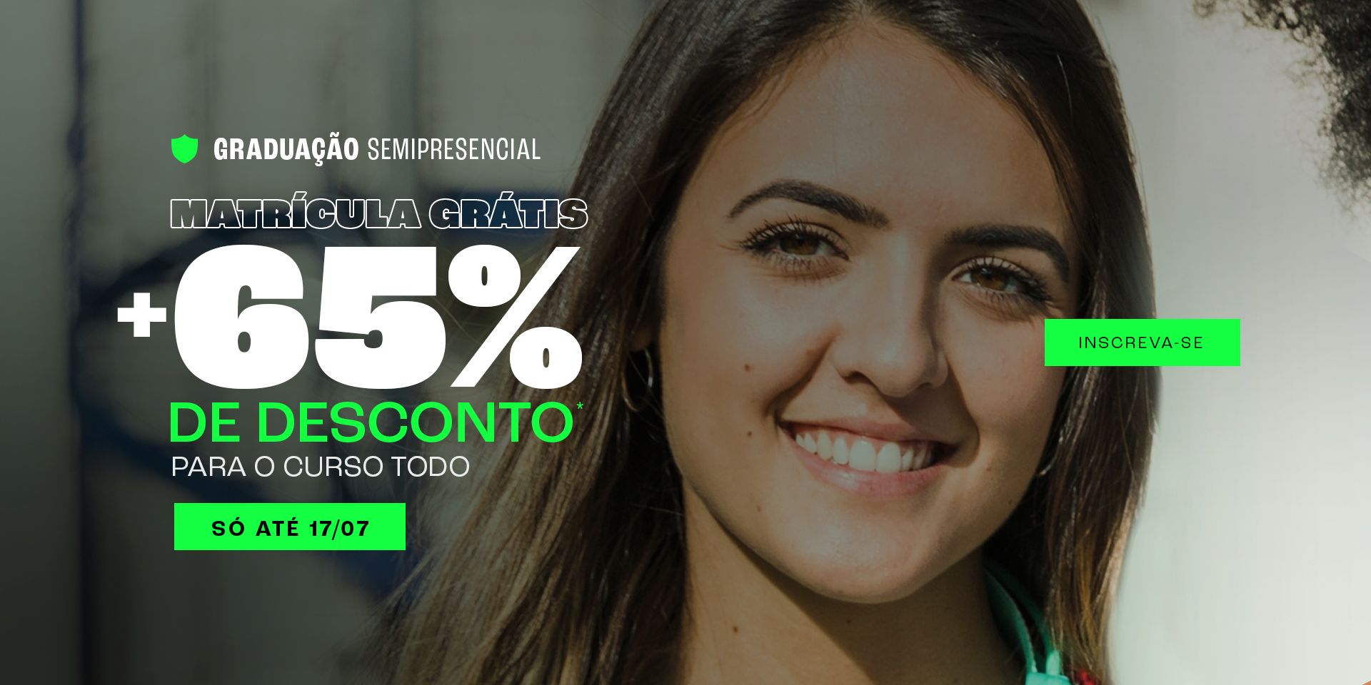 Confira os cursos semipresenciais e inscreva-se.