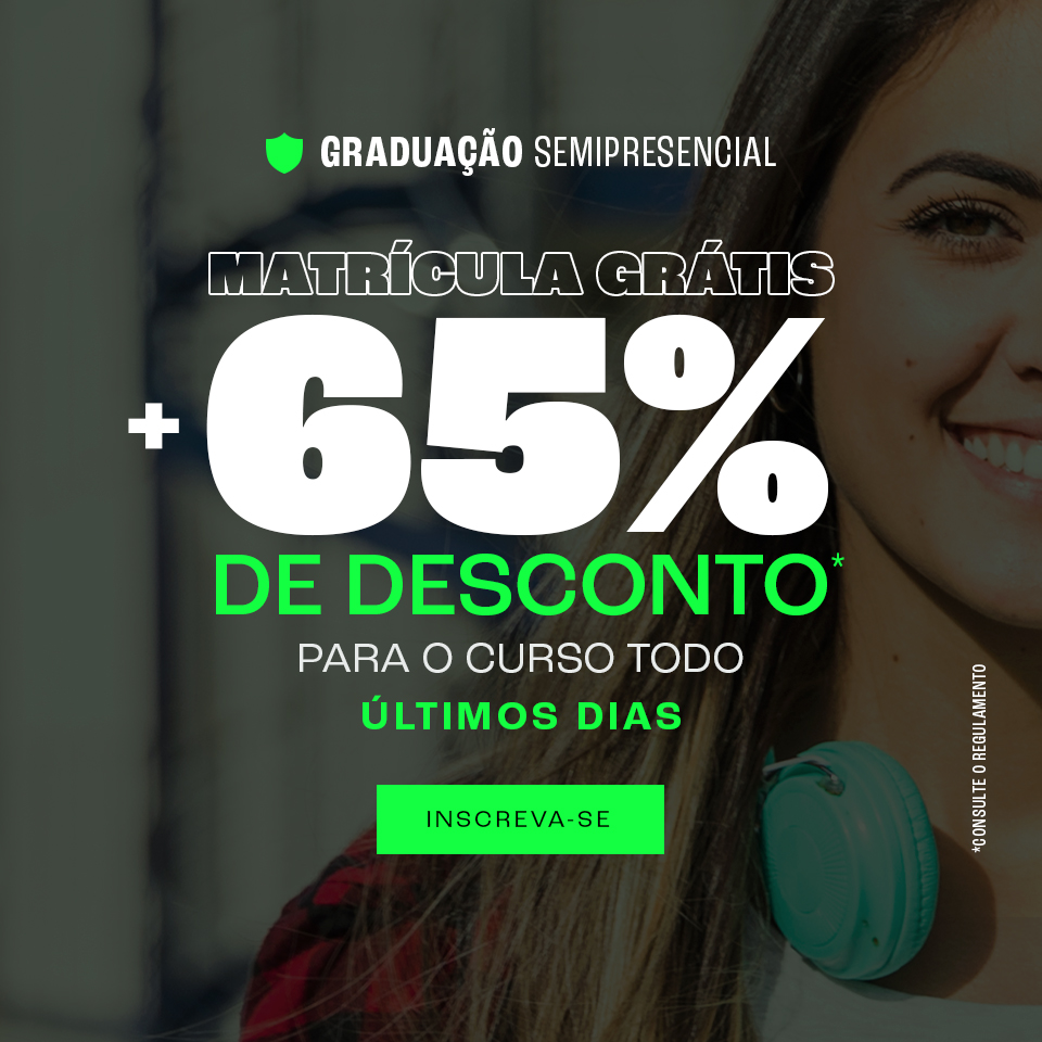 Confira os cursos semipresenciais e inscreva-se.