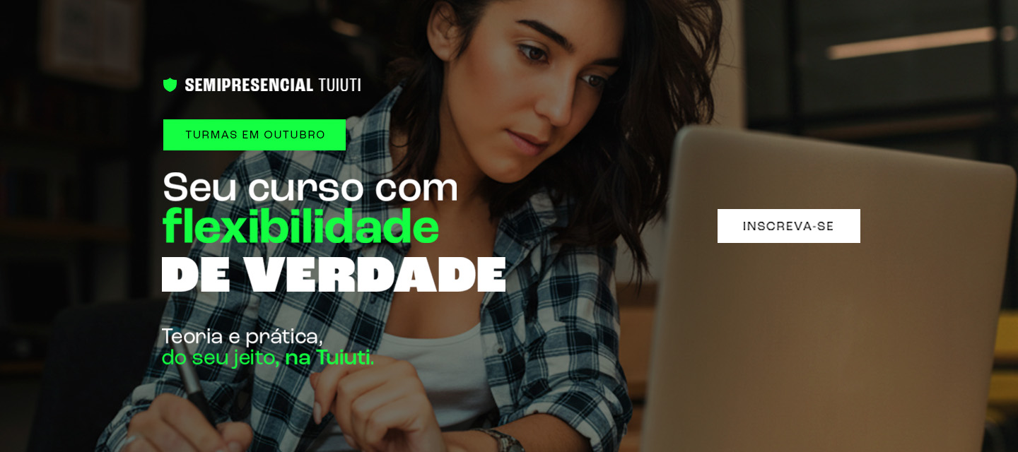 Confira os cursos semipresenciais e inscreva-se.